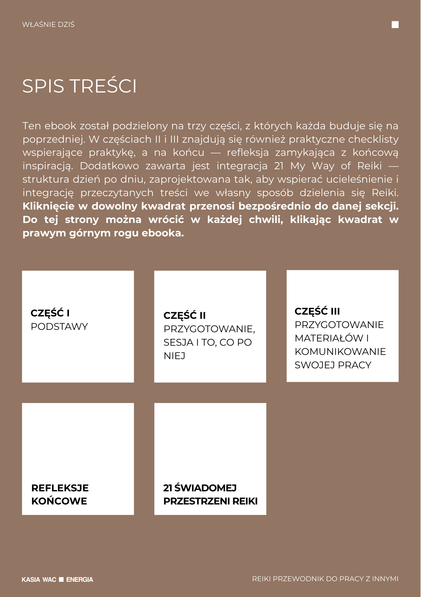 This ebook is interactive. Throughout the pages you will find spaces for reflection, prompts, checklists, and places to write your own notes directly inside the document. It is designed not only to be read, but to be worked with — at your own pace and in your own way.  On the left, you can see one of the pages from inside the ebook. Each section invites you into reflection rather than instruction, supporting you in shaping your own way of sharing Reiki, instead of following fixed formulas.